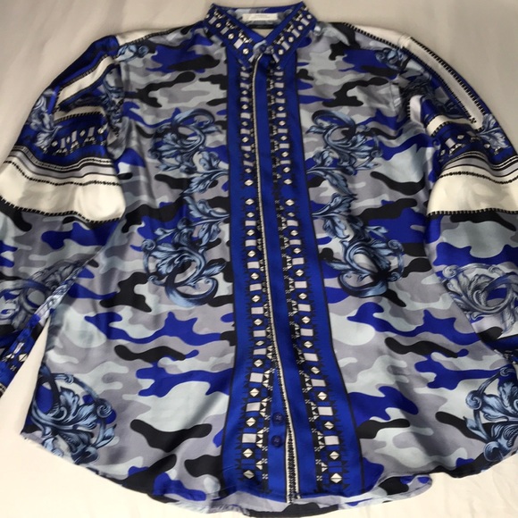 versace button up